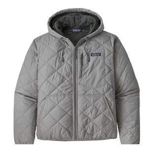 patagonia diamond quilted insulated bomber hoody hex grey COMPANY BRANDED SZ XL